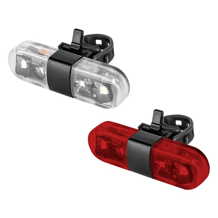 Rebel Light URZ3493 kerékpár lámpa készlet, USB kábel töltő