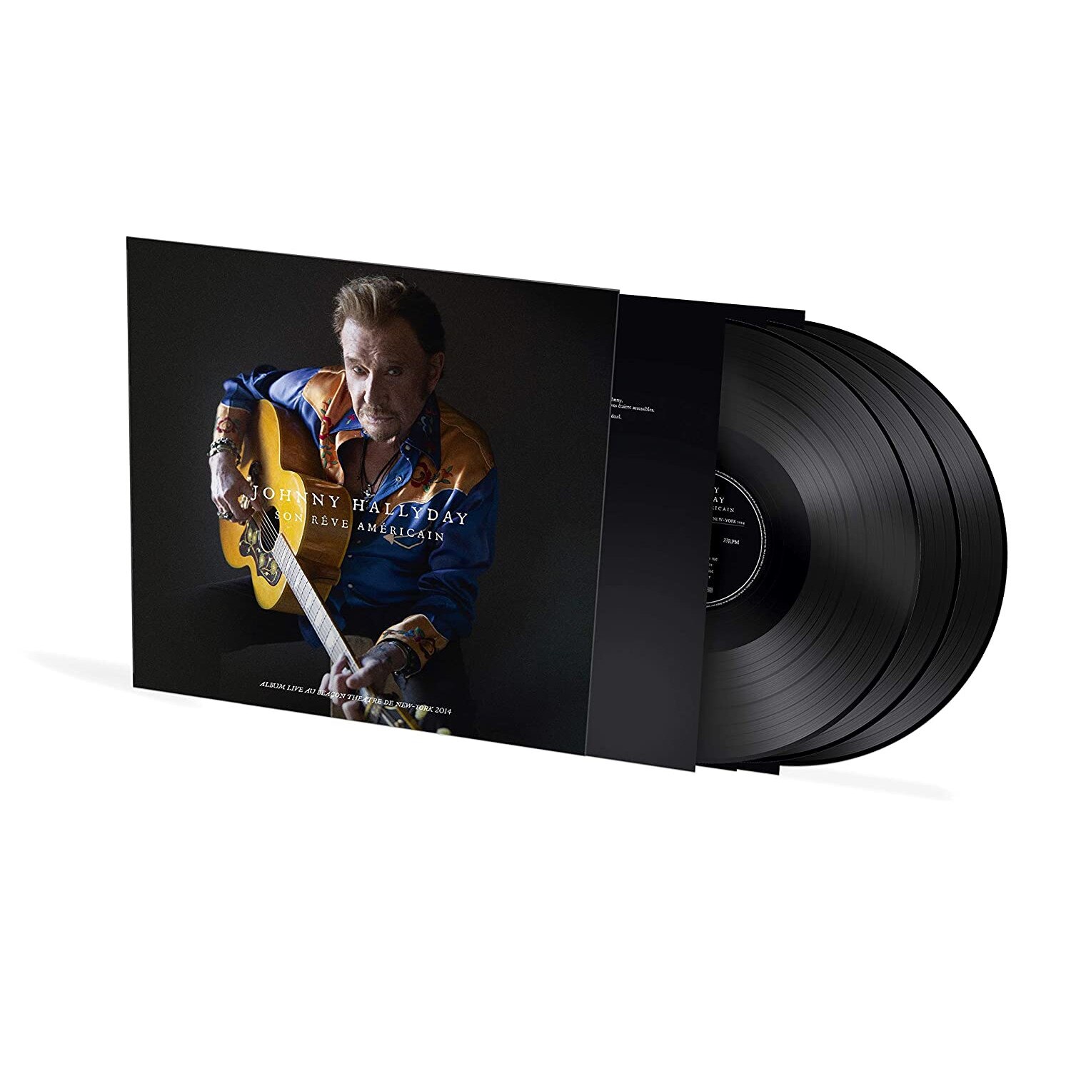 Johnny Hallyday–Son Reve Americain (Album Live Au Beacon Theatre De New-York 2014)-3LP