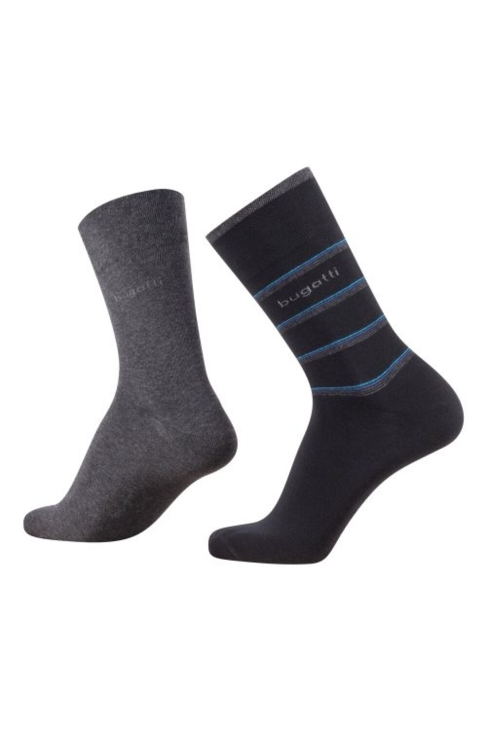 Set 2 sosete barbati, bugatti, uni / lungi, Negru