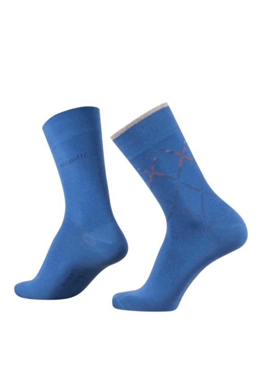 Set 2 sosete barbati, bugatti, uni / clasic, Albastru deschis