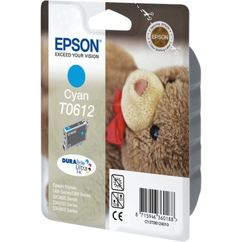 Cartus cerneala Epson Cyan T0612 pentru Stylus D3850 / Stylus D4200 / Stylus D68 , 250 pagini OEM C13T06124010 Cartus cerneala Epson Cyan T0612 pentru Stylus D3850 / Stylus D4200 / Stylus D68 , 250 pagini OEM C13T06124010
