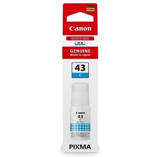 Flacon cerneala Canon Cyan GI-43C pentru G540, G640, capacitate 8000 pagini OEM 4672C001AA