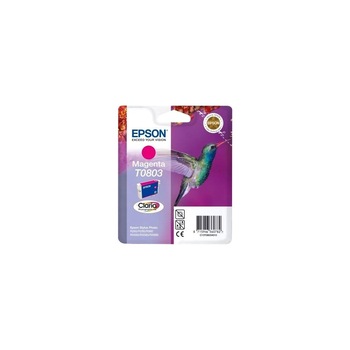 Cartus cerneala Epson Magenta T0803 pentru Stylus Photo P50 / Stylus Photo R360 / Stylus Photo RX560 / Stylus Photo RX585 / Stylus Photo RX685, 440 pagini OEM C13T08034011 Cartus cerneala Epson Magenta T0803 pentru Stylus Photo P50 / Stylus Photo R360 / Stylus Photo RX560 / Stylus Photo RX585 / Stylus Photo RX685, 440 pagini OEM C13T08034011
