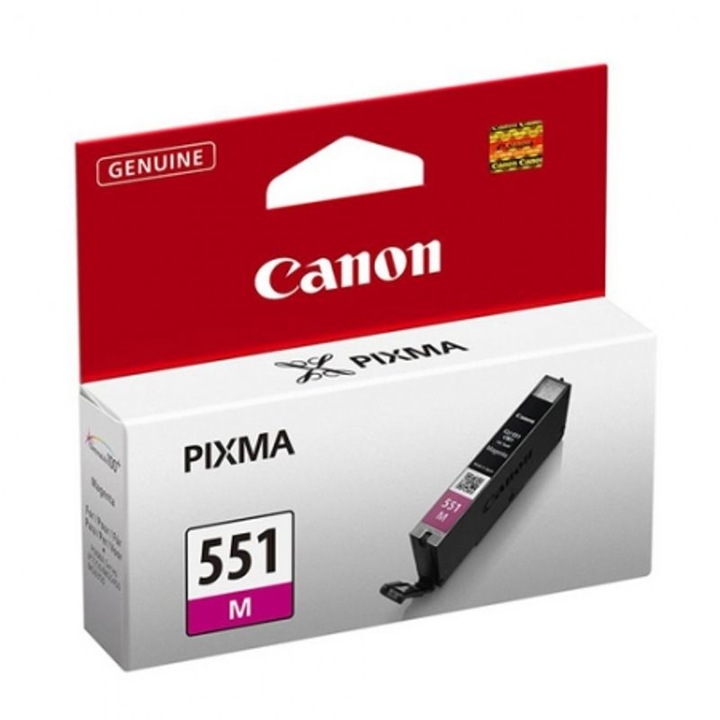 Canon Magenta CLI-551M tintapatron Pixma iP7250 / Pixma MG7150 / Pixma MG7550 / Pixma MX725 / Pixma MX925, 7 ml OEM BS6510B001AA