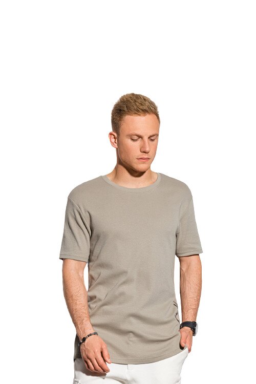 Tricou barbatesc, Ombre, S1387 V-3, Gri, M
