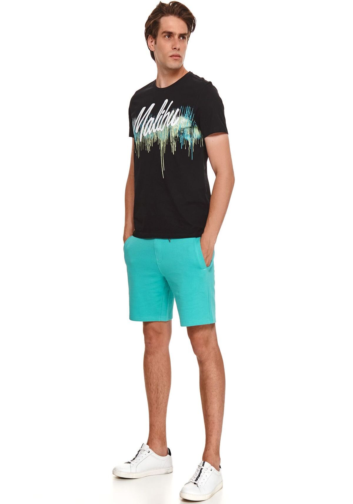Tricou barbati, TOP SECRET, SPO5169, Negru
