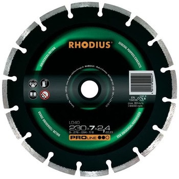 Disc diamantat Rhodius LD2 230x10x2.6mm Disc diamantat Rhodius LD2 230x10x2.6mm