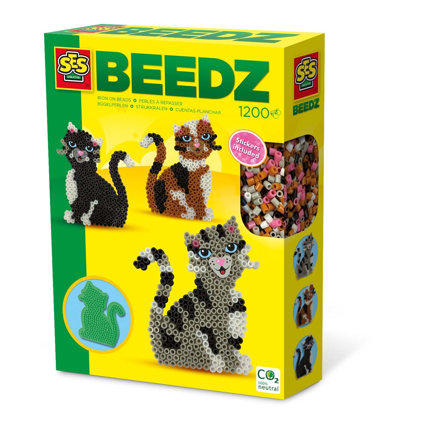 Set de constructie SES Beedz Pisici