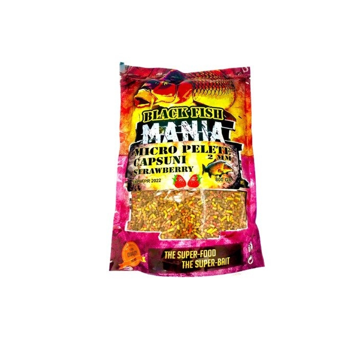 Micro Peleti 2mm Capsuni 800g