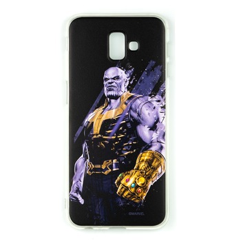 Husa de telefon, Marvel, compatibil cu Samsung Galaxy J6+ Plus (2018), model Thanos 003, TPU, multicolor Husa de telefon, Marvel, compatibil cu Samsung Galaxy J6+ Plus (2018), model Thanos 003, TPU, multicolor