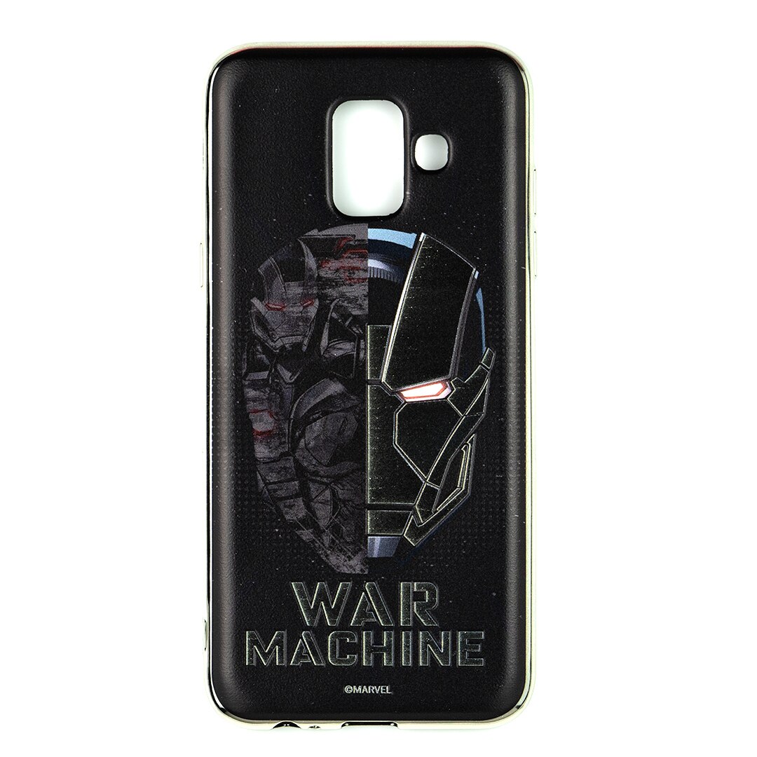Husa de telefon, Marvel, compatibil cu Samsung Galaxy A6 (2018), model War Machine 001, TPU, multicolor