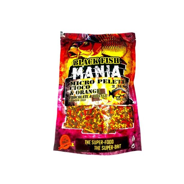 Micro Peleti 2mm Cioco Orange 800g