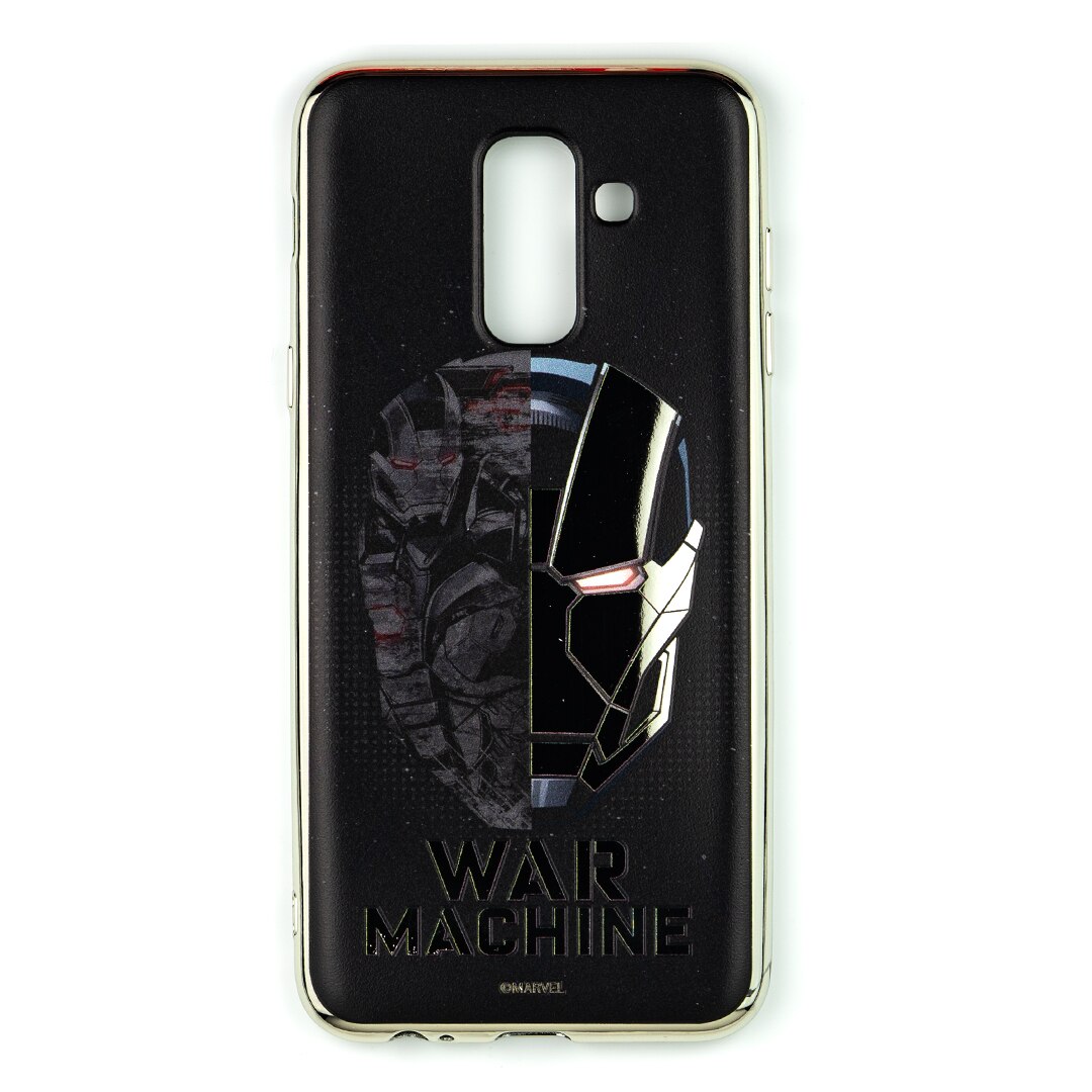 Husa de telefon, Marvel, compatibil cu Samsung Galaxy A6+ Plus (2018), model War Machine 001, TPU, multicolor
