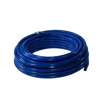 Teava multistrat Fornello Hidronix, cu izolatie de culoare albastru, diametru 20x2 mm, insertie de aluminiu, colac 50 ml Teava multistrat Fornello Hidronix, cu izolatie de culoare albastru, diametru 20x2 mm, insertie de aluminiu, colac 50 ml