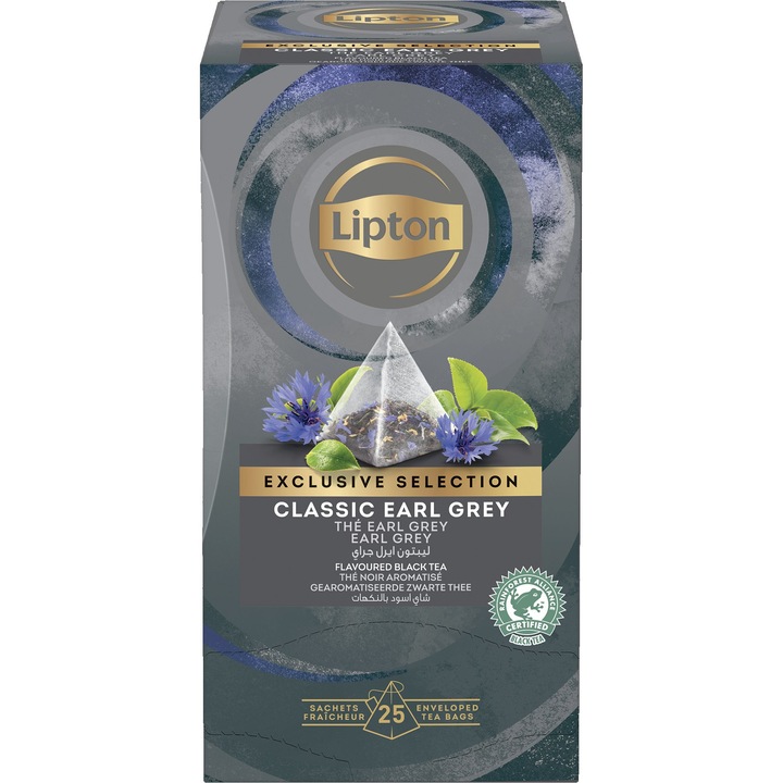 Lipton Prémium Piramis Earl Grey Tea 25x1.8g