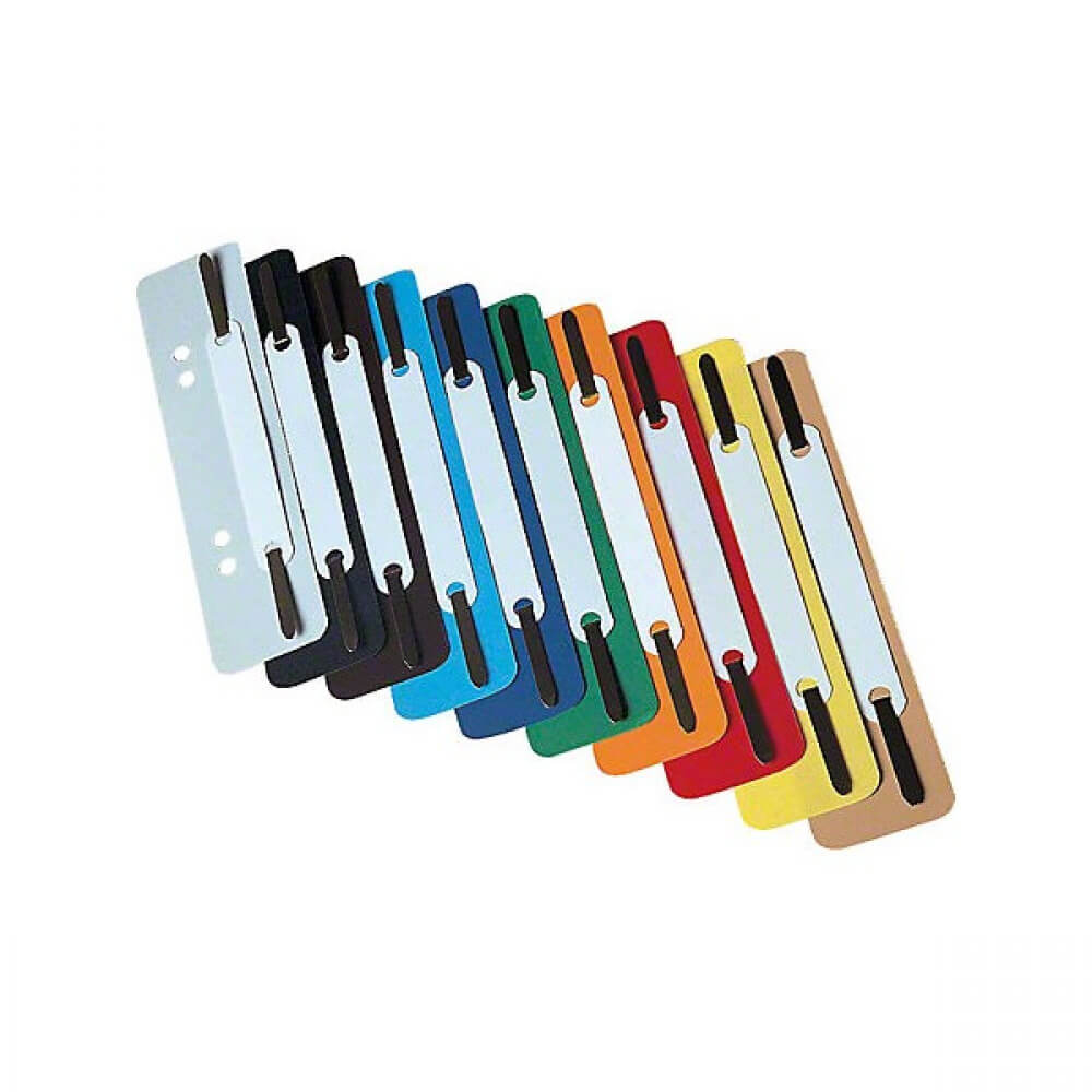 Set 25 Alonje Indosariere Exacompta A5 din Plastic, Culori Asortate