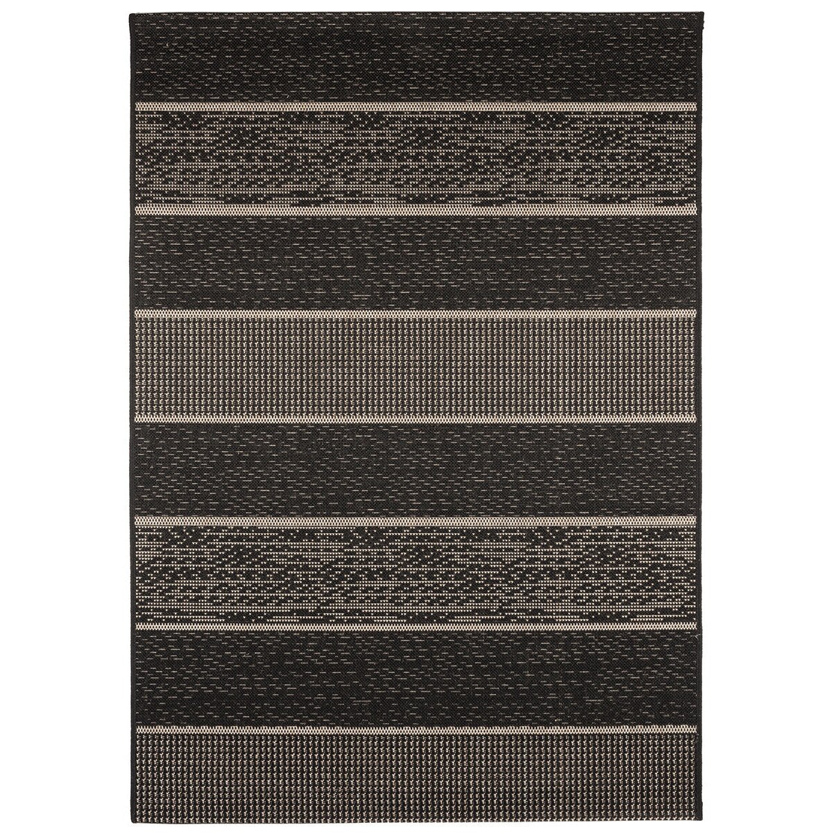 Covor Modern & Geometric Carmona, Negru/Gri, 200x290 cm