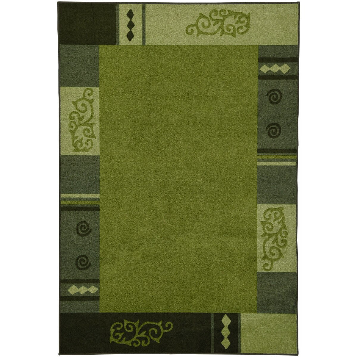 Covor Modern & Geometric Versailles, Verde, 50x80 cm