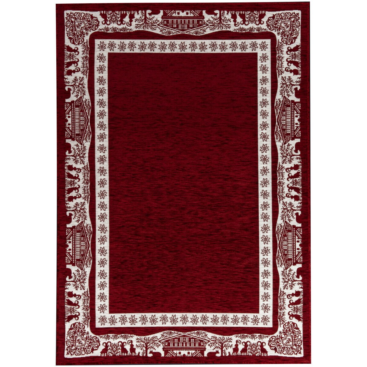 Covor Oriental & Clasic Vintages, Rosu, 120x180 cm