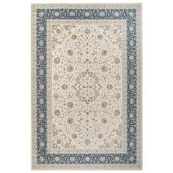 Covor lana 100% Bella 7179-1-51913, 200 x 300 cm, gri/albastru, clasic Covor lana 100% Bella 7179-1-51913, 200 x 300 cm, gri/albastru, clasic