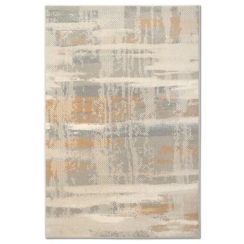 Covor lana 100% Bella 7713-1-51935, 80 x 150 cm, gri/galben, modern Covor lana 100% Bella 7713-1-51935, 80 x 150 cm, gri/galben, modern