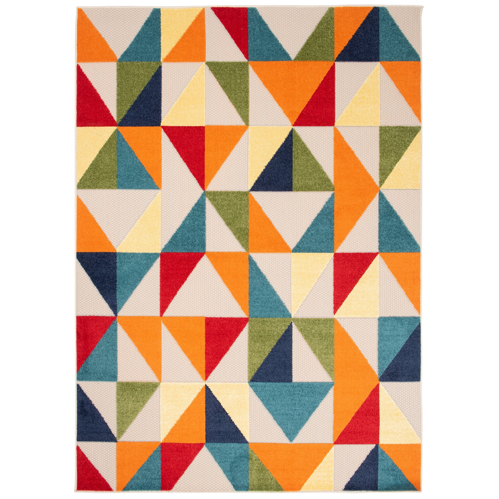 Covor Avenruta Modern Abstract Colors Chemex Ec96A Cremos 80x200