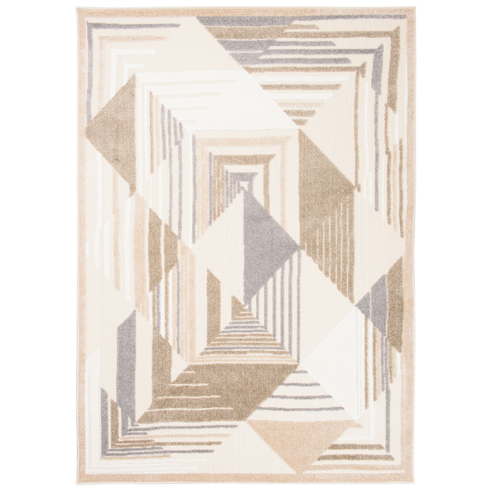 Covor Avenruta Modern Abstract Colors Chemex Ed12C Cremos 80x200