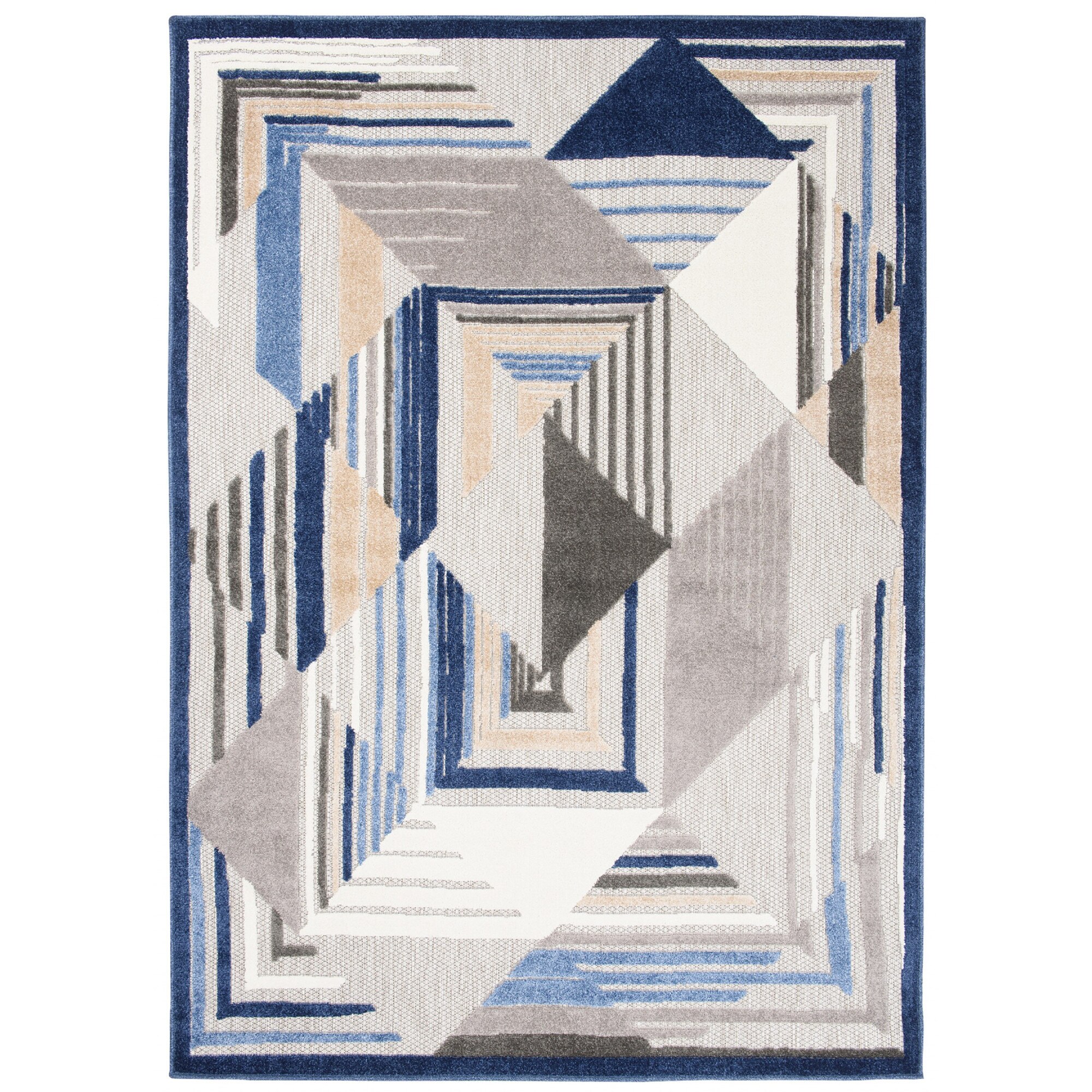 Covor Avenruta Modern Abstract Colors Chemex Ed12A Fea Gri 140x200