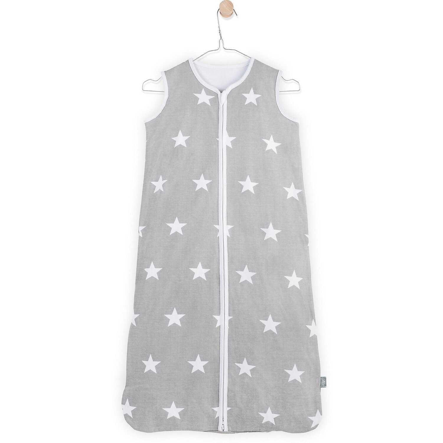 Sac de dormit de vara, Jollein LittleStar, 130 cm, gri