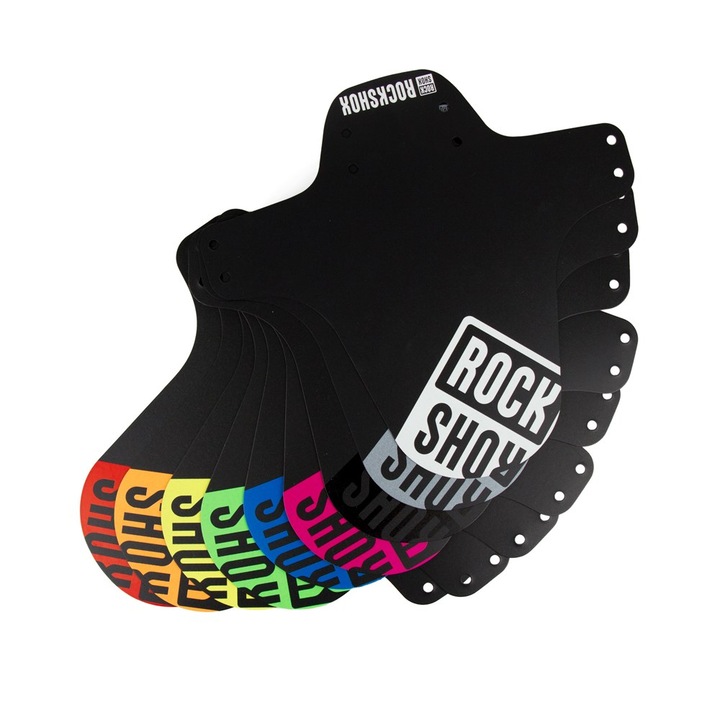 Aparatoare Noroi Pt. Furca Rockshox Print Rosu Aprins