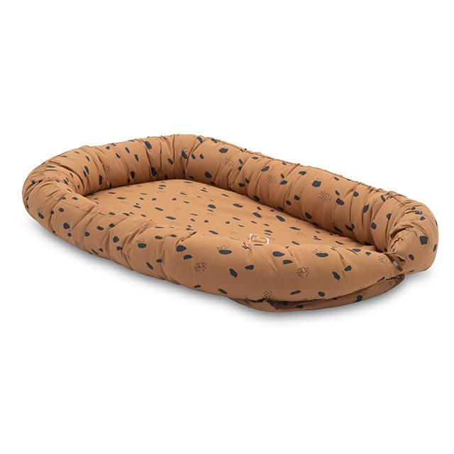 Babynest pentru bebelusi, Jollein Spot, 90x52 cm, caramel