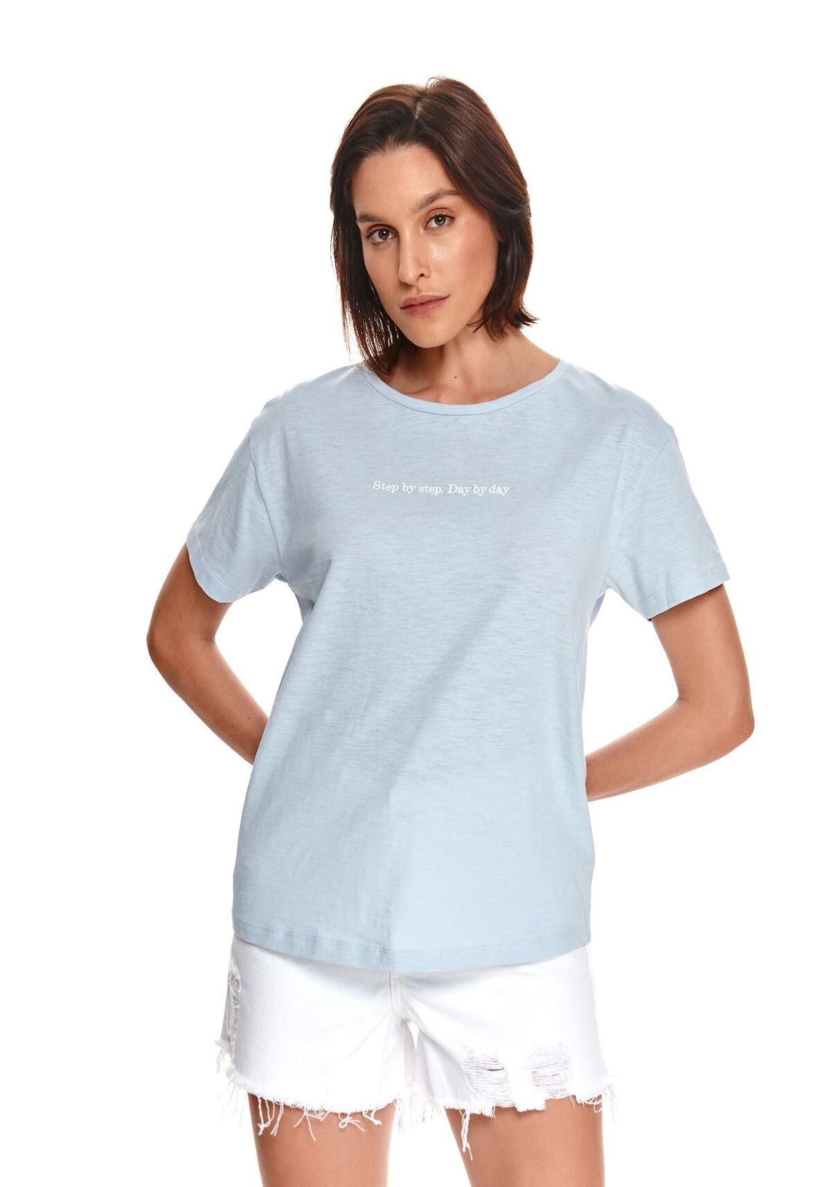 Tricou pentru femei, TOP SECRET, SPO5233, Multicolor