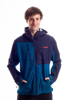 Fundango, Jacheta cu gluga ajustabila Supe, Albastru/Corai Fundango, Jacheta cu gluga ajustabila Supe, Albastru/Corai