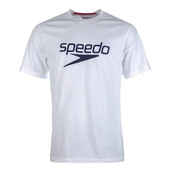 Tricou sport copii Speedo Big Logo alb, 8-10 ani Tricou sport copii Speedo Big Logo alb, 8-10 ani