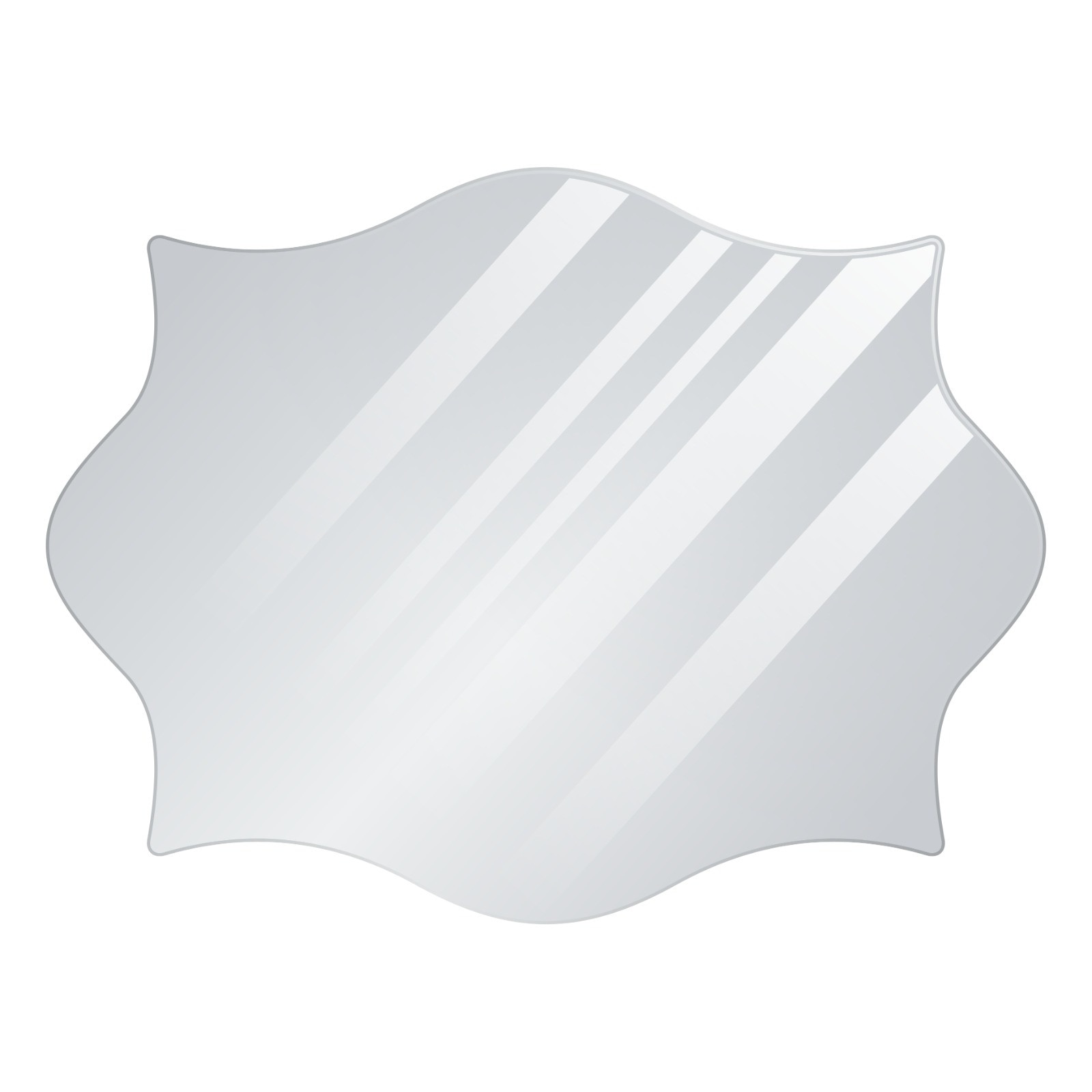 Sticker acrilic autocolant, Naimeed D3416-14, model Oglinda, 30 x 40 cm