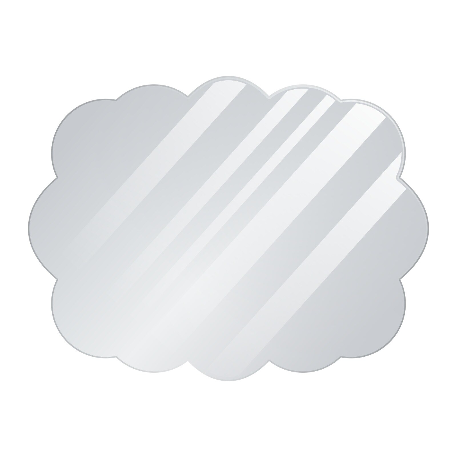 Sticker acrilic autocolant, Naimeed D3416-08, model Oglinda, 30 x 40 cm