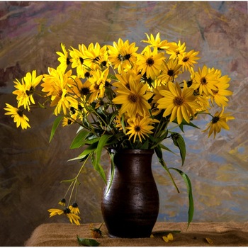 Tablou canvas Buchet de flori galbene, 45 x 30 cm Tablou canvas Buchet de flori galbene, 45 x 30 cm
