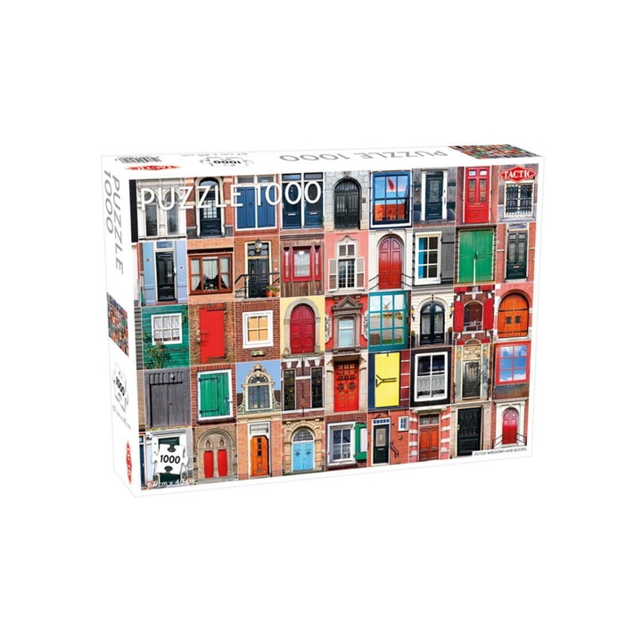 Tactic 1000 db-os puzzle - Holland ablakok és ajtók (58264)