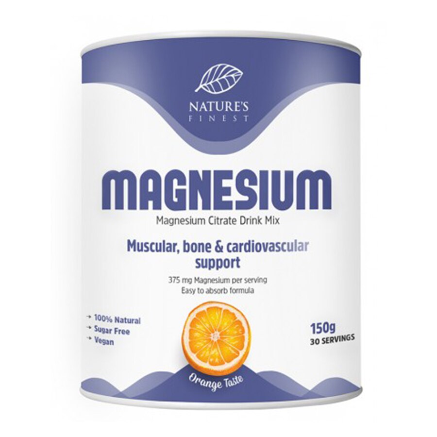 Bautura Nature Finest Magnesiu 375 mg Nutrisslim, 150 grame