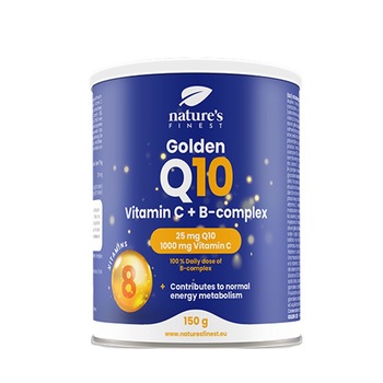 Bautura Nature Finest Golden Q10 cu Vitamina C si B-complex Nutrisslim, 150 grame Bautura Nature Finest Golden Q10 cu Vitamina C si B-complex Nutrisslim, 150 grame