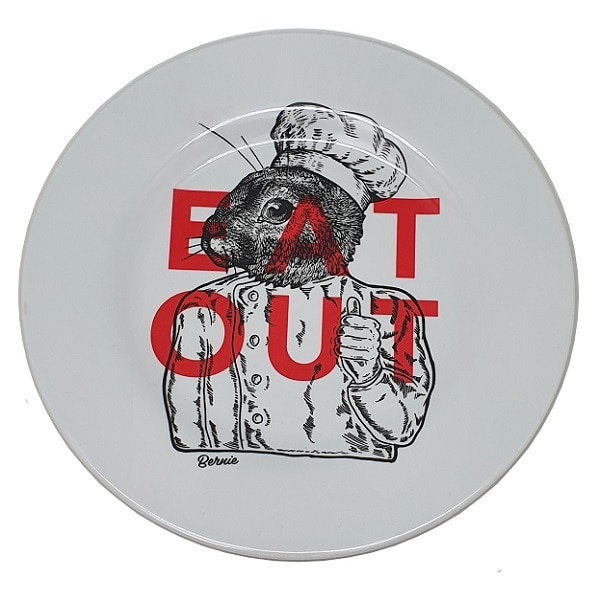 Farfurie Gemma intinsa 20 cm 2STX, Eat Out rosu