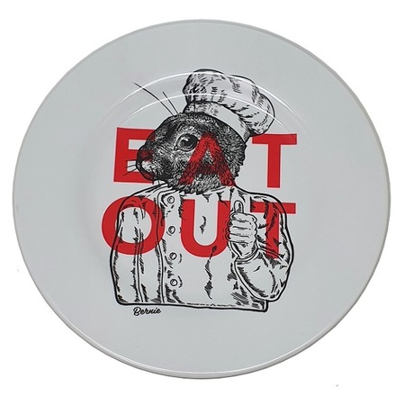 Farfurie Gemma intinsa 20 cm 2STX, Eat Out rosu