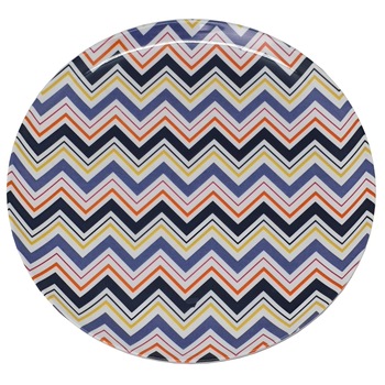 Farfurie Gemma, intinsa, 26 cm, multicolor, 9Stx Farfurie Gemma, intinsa, 26 cm, multicolor, 9Stx