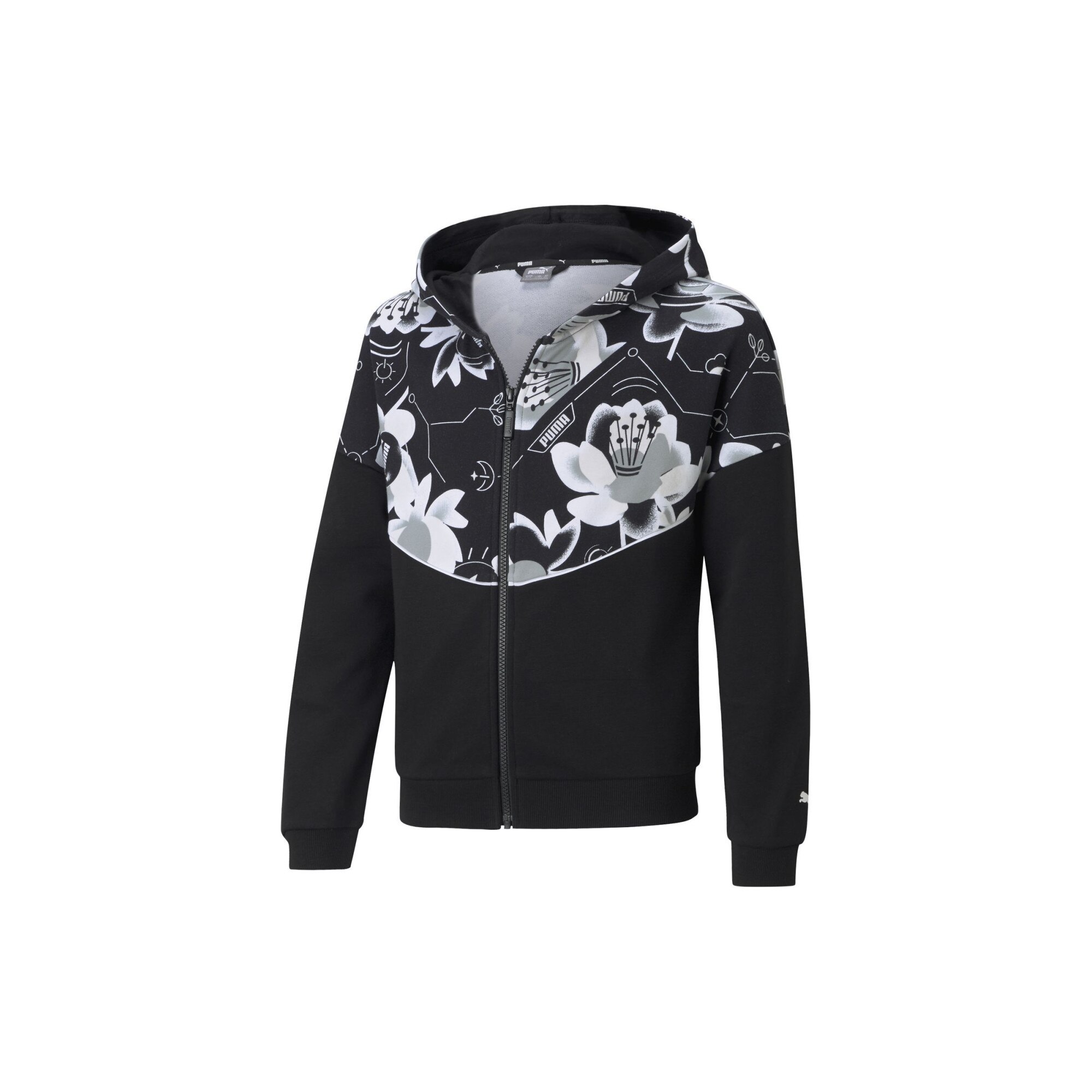 Hanorac Puma Alpha Full-Zip TR G 58617401 Copii, Negru, 116