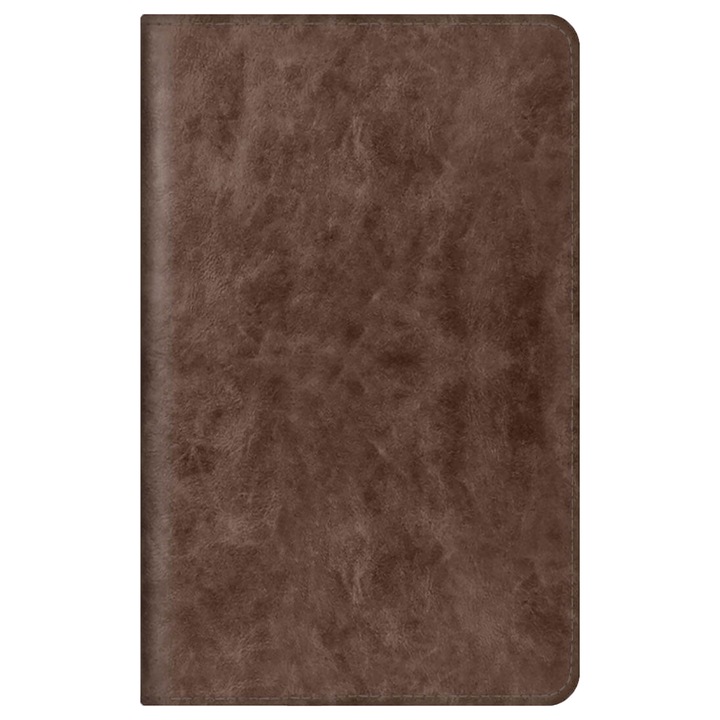 Husa de protectie pentru tablete 360 °, 8'', Piele sintetica, Maro inchis