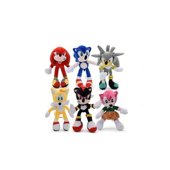Set 6 Jucarii din Plus Sonic si Prietenii lui 25 - 28 cm Set 6 Jucarii din Plus Sonic si Prietenii lui 25 - 28 cm
