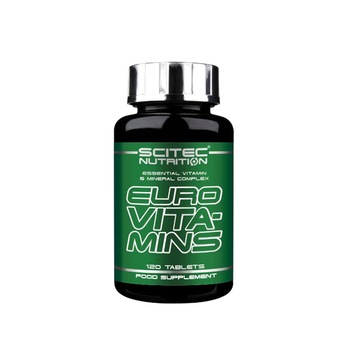 Supliment Alimentar, Scitec, Euro Vita-Mins, 120 Capsule Supliment Alimentar, Scitec, Euro Vita-Mins, 120 Capsule