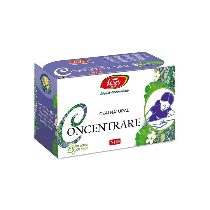 Чай за концентрация Fares, 20 пакетчета