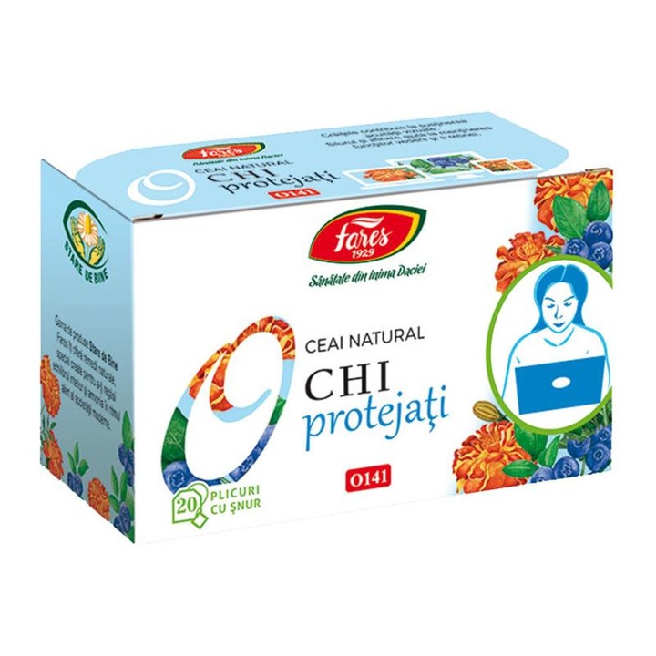 Ceai din Plante Medicinale Ochi Protejati 20 plicuri Fares