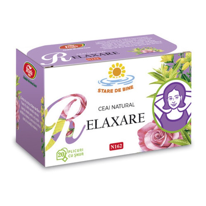 Ceai din Plante Medicinale Relaxare 20 plicuri Fares